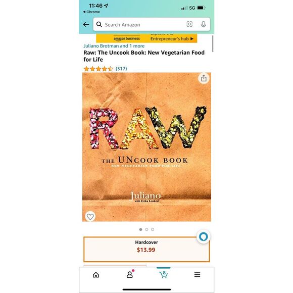 LAST CHANCE Raw: The Uncook Book: New Vegetarian Food for Life - Picture 3 of 4